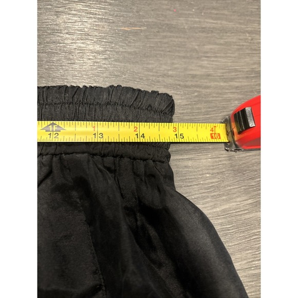 Women's 100%‎ Silk Shorts lot Of 3 J Jarold? Wide Leg Black, Pink, Teal,  M - Picture 9 of 12